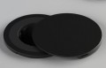 PIX сдвижная крышка с декоративной рамкой, черный пластик